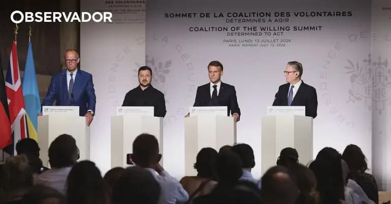 Macron anuncia treinamentos de força multinacional para apoiar a Ucrânia