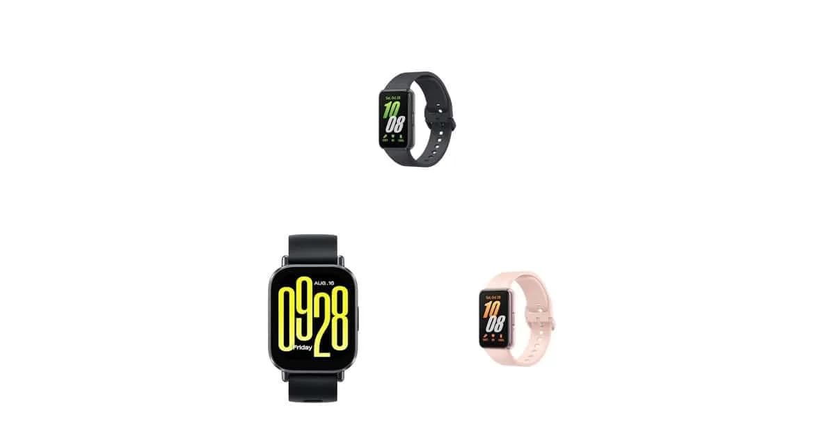 Galaxy Fit3 e Redmi Watch 5 Active em oferta na Amazon