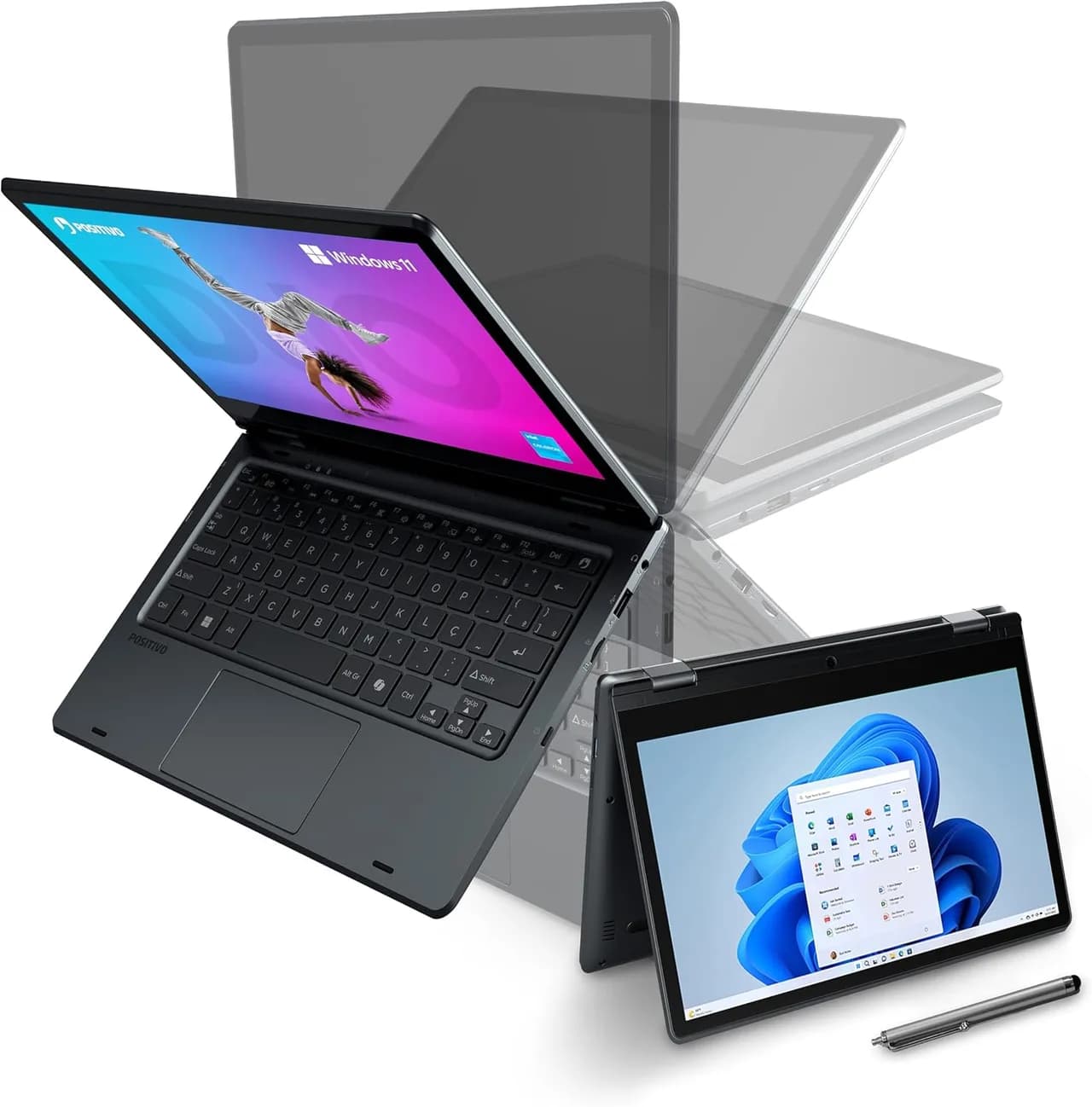 Notebook 2 em 1 Positivo Duo sai por R$ 1.888,99 no Pix na Amazon