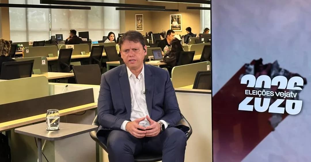 Tarcísio detona Haddad e fala em 'Brasil quebrado'