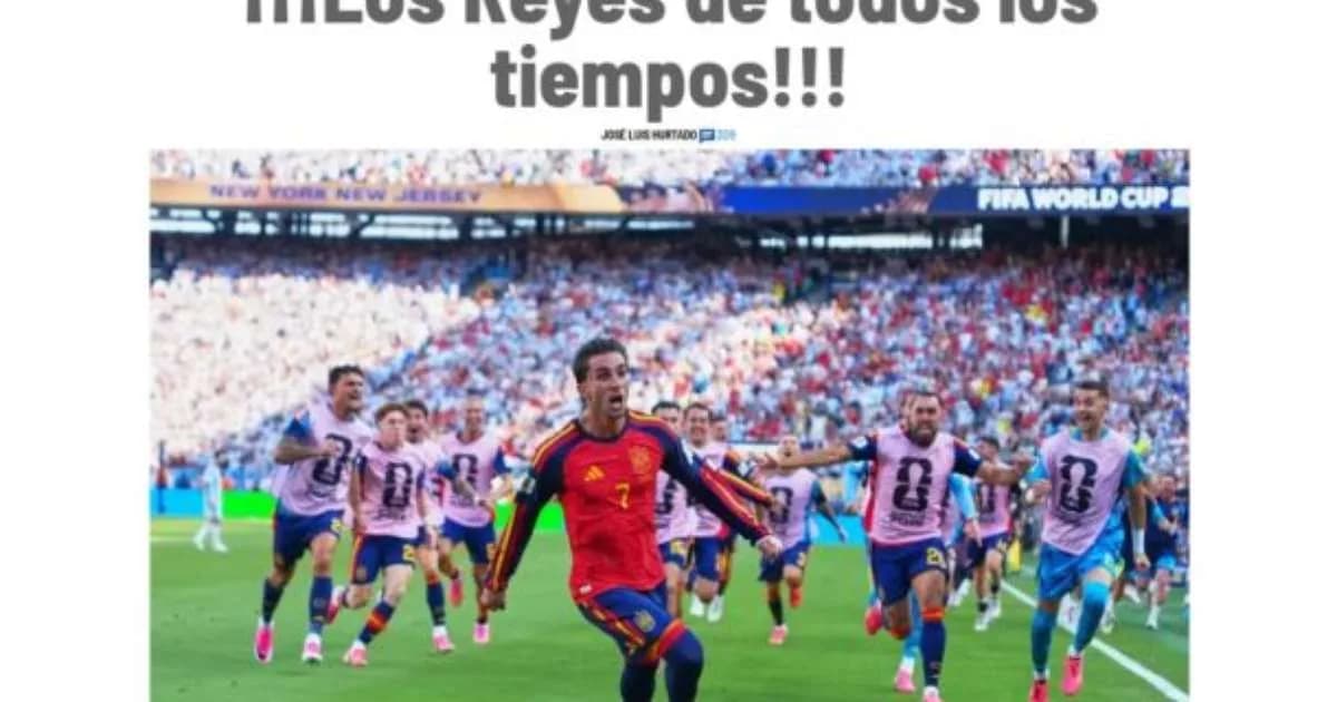 imprensa espanhola exalta Ferran Torres e o bicampeonato da Espanha na final