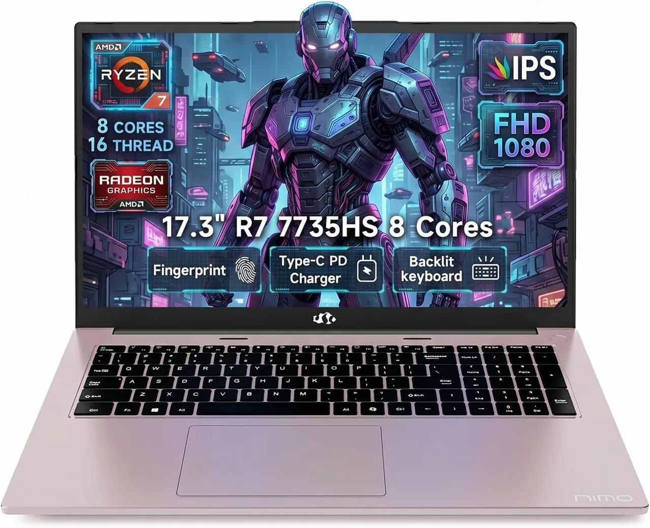 Notebook NIMO N179 na Amazon: Ryzen 7, 32GB e 1TB por R$ 5.917,95