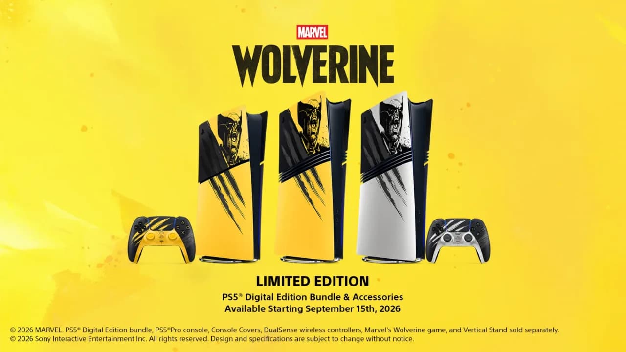 PS5 Wolverine: edição limitada chega sem leitor de discos