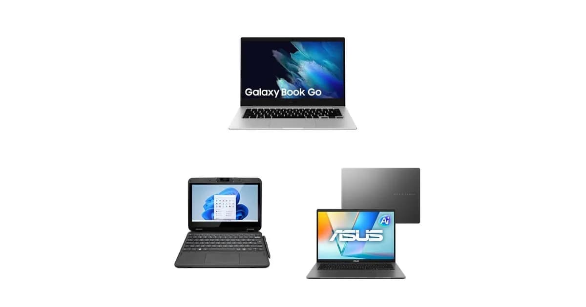 Galaxy Book Go, Ultra UB210 ou Vivobook S14: qual é o seu?