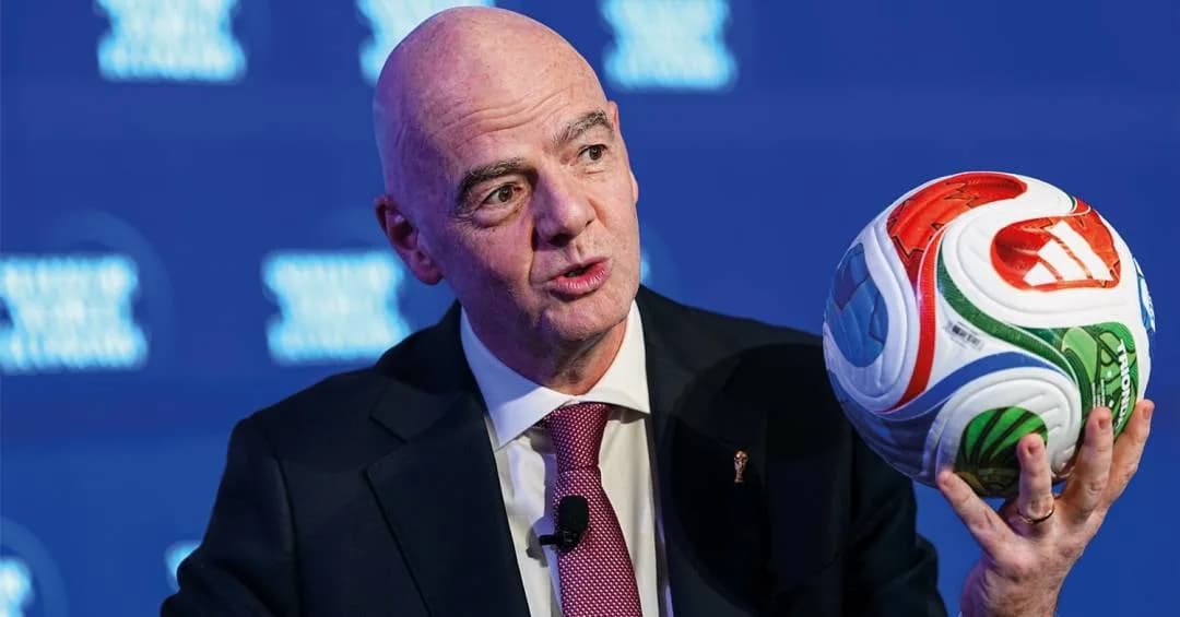 Infantino rebate críticas da Copa 2026 com carta sobre “união” e “ódio”