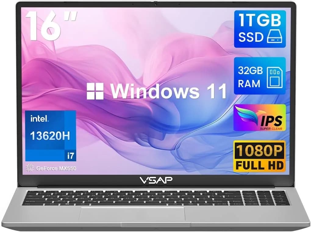 Notebook i7 32GB SSD 1TB e MX550 na Amazon por R$ 5.949,85 no Pix