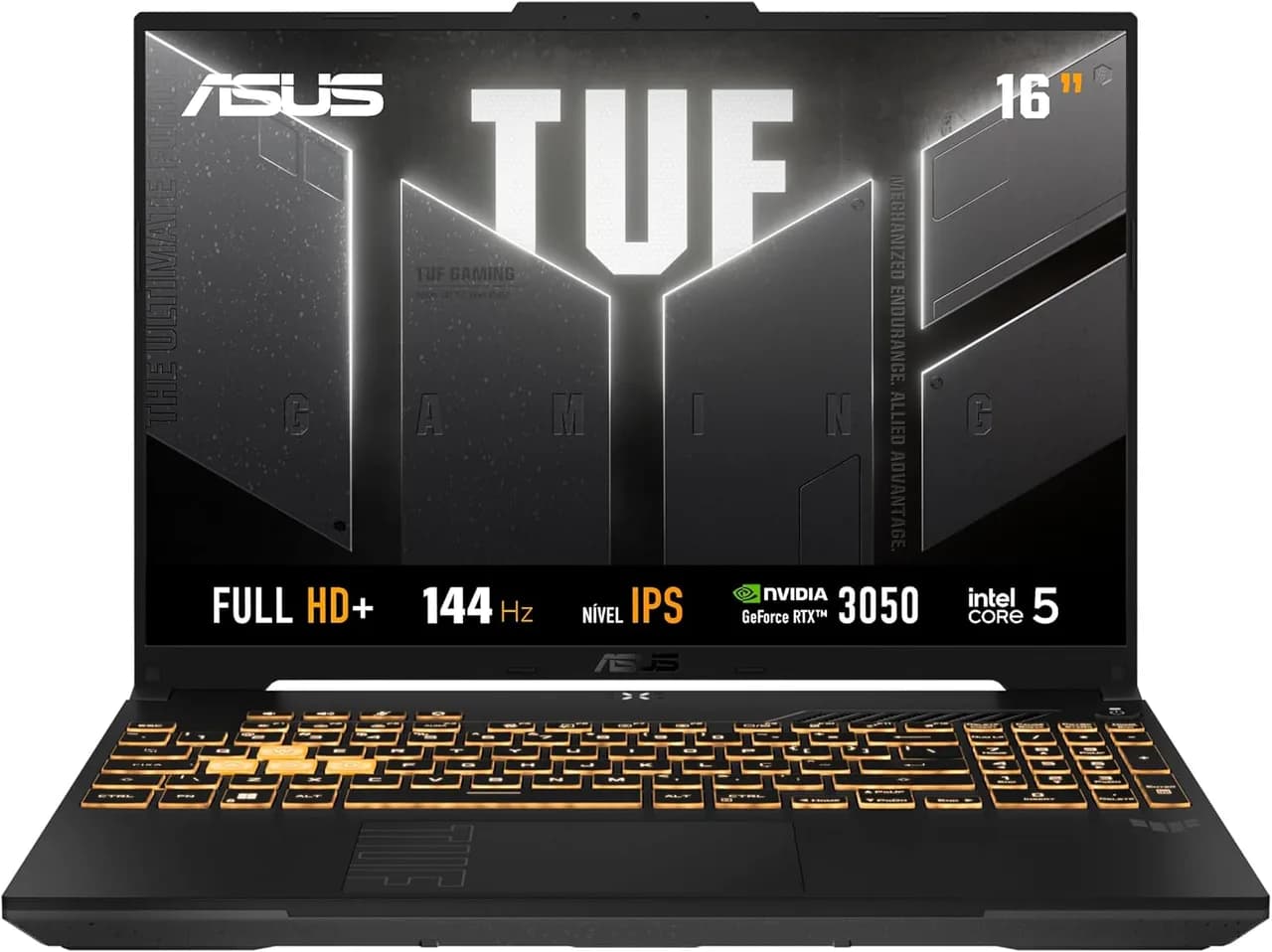 ASUS TUF Gaming F16 com RTX 3050 sai por R$ 6.380 na Amazon (-14%)