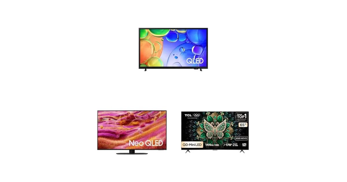 QLED ou NEO QLED? Confira as ofertas imperdíveis na Amazon