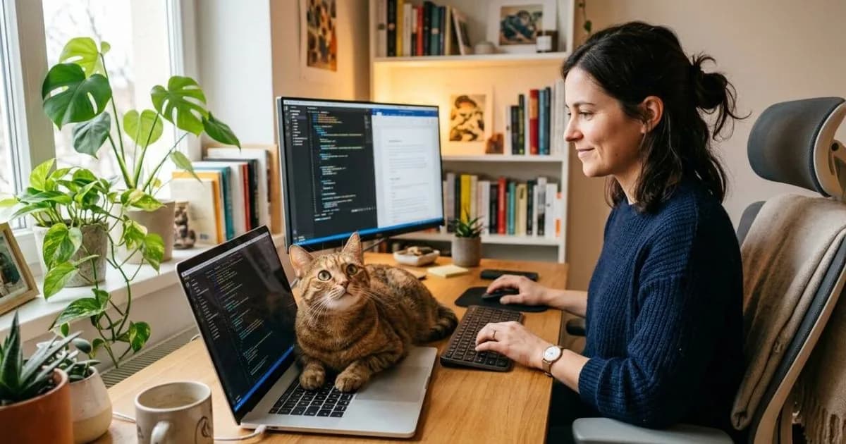 Por que gatos deitam no teclado: calor e busca por atenção