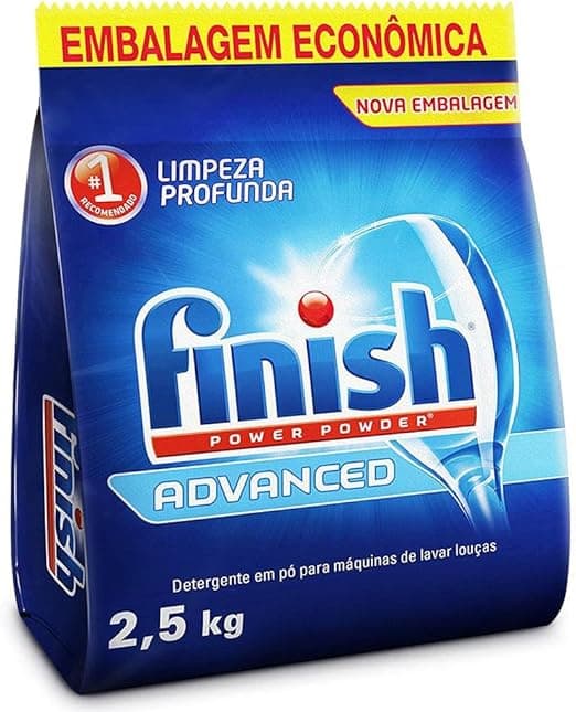 Finish Power Powder 2,5 kg por R$93,90 na Amazon: bom custo-benefício