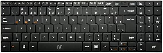 Teclado Bluetooth Sem Fio Multilaser TC220: R$140,16 com frete grátis