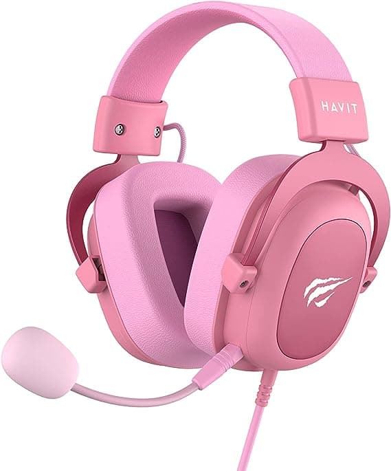 Havit H2002d Pink: headset gamer de 53 mm por R$165,99 na Amazon