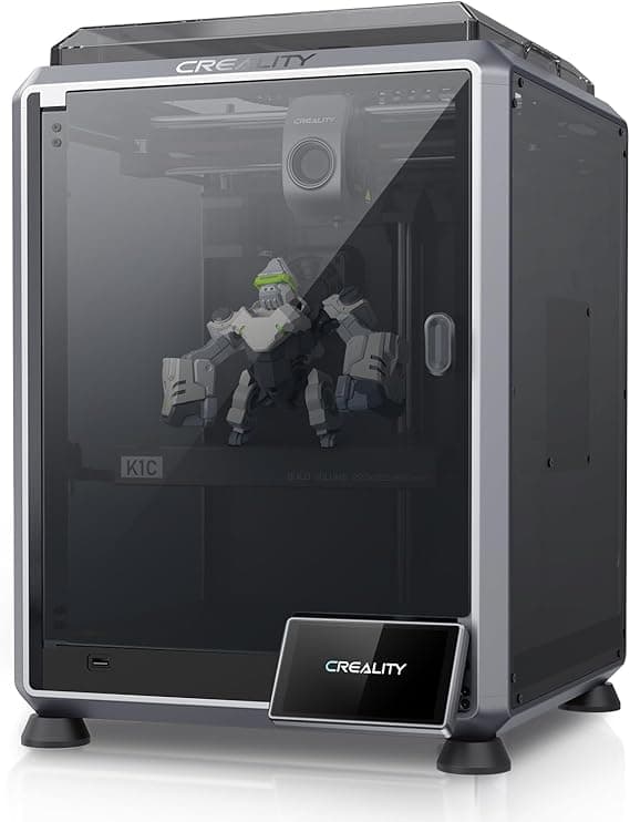 Creality K1C: impressora 3D 600 mm/s com câmera AI, R$3.155,32 à vista