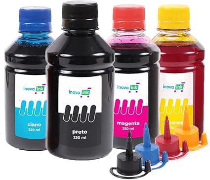 Kit 4 Tintas L4260 250ml Inova Ink: R$139,84 na Amazon Black Friday