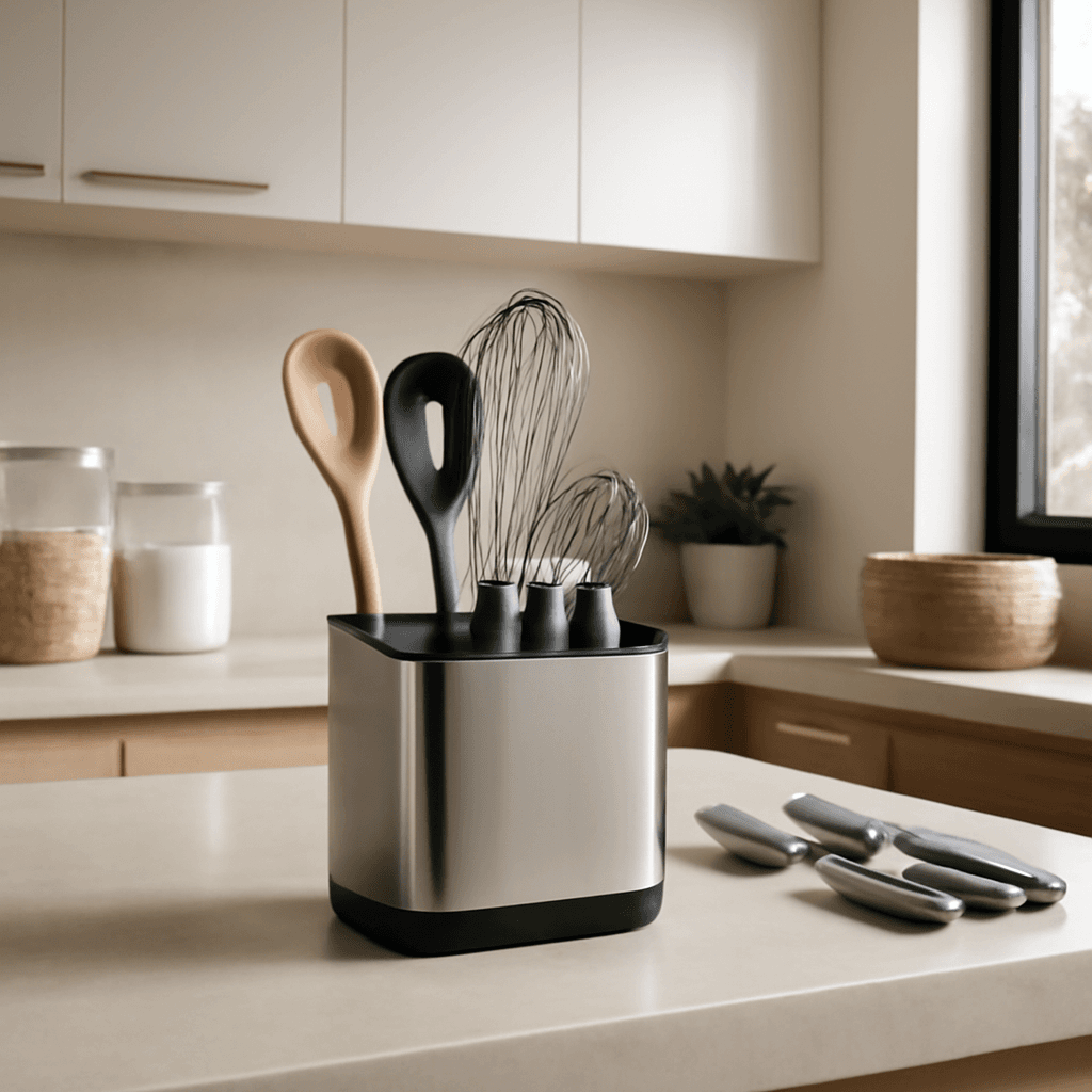 organizador compacto que otimiza a cozinha e facilita a rotina diária