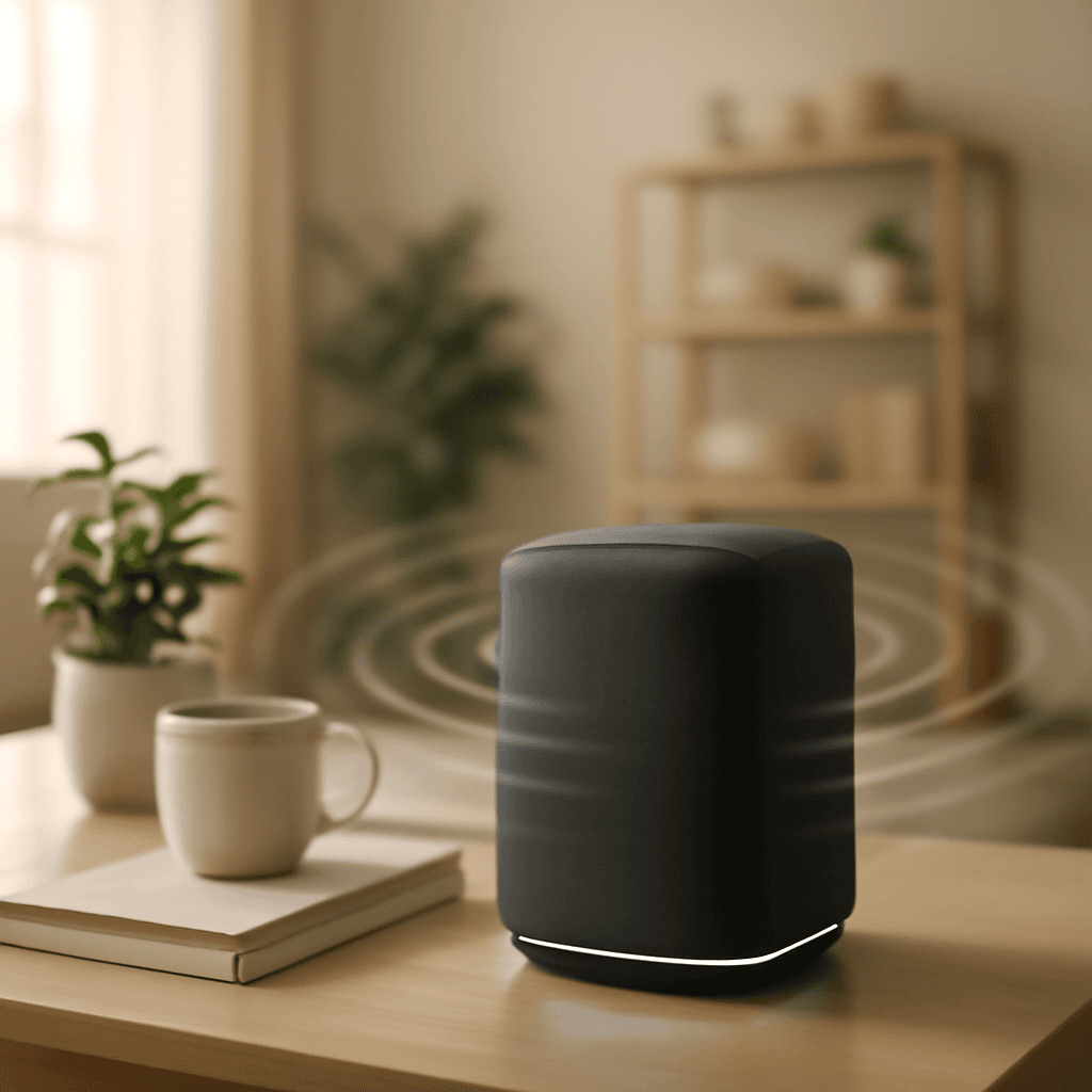 aparelho de som compacto que transforma a experiência da música em casa