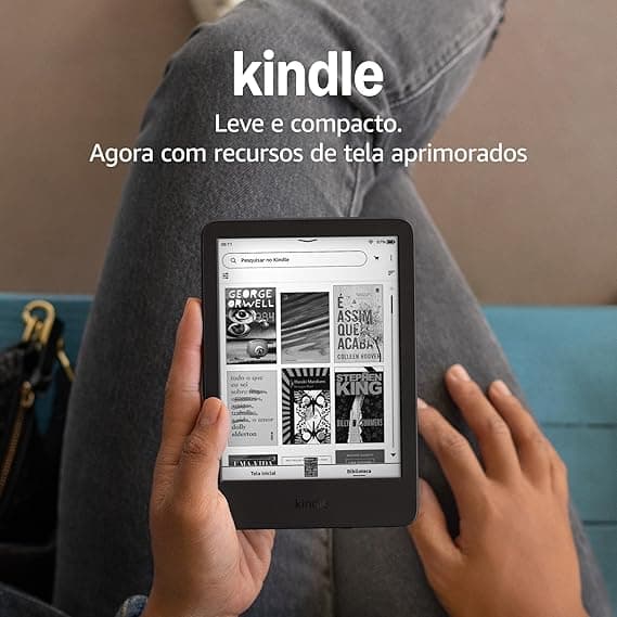 Kindle 16 GB Geração atual: Black Friday R$493,05 à vista no Pix, 12x