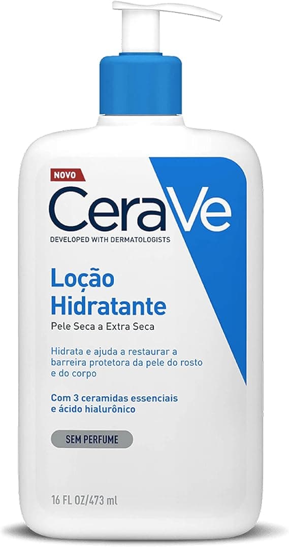 CeraVe Loção Hidratante Corporal 473 ml por R$69,25 na Amazon — 24%