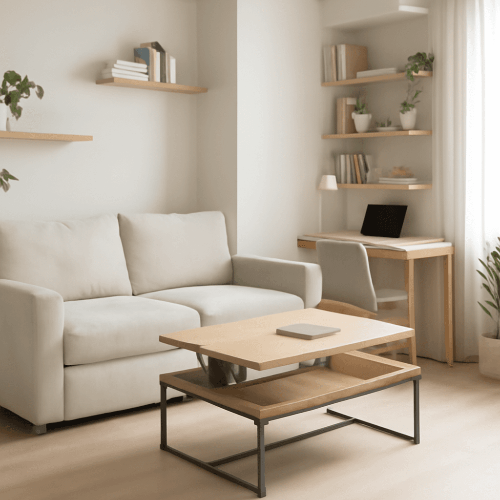 Móveis multifuncionais: otimize seu apartamento pequeno