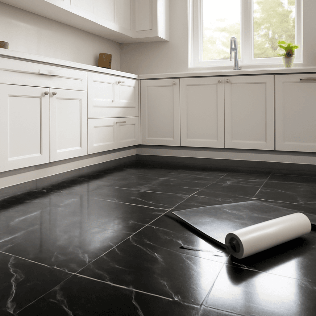 Piso autocolante: o segredo para transformar a cozinha sem obras e sujeira