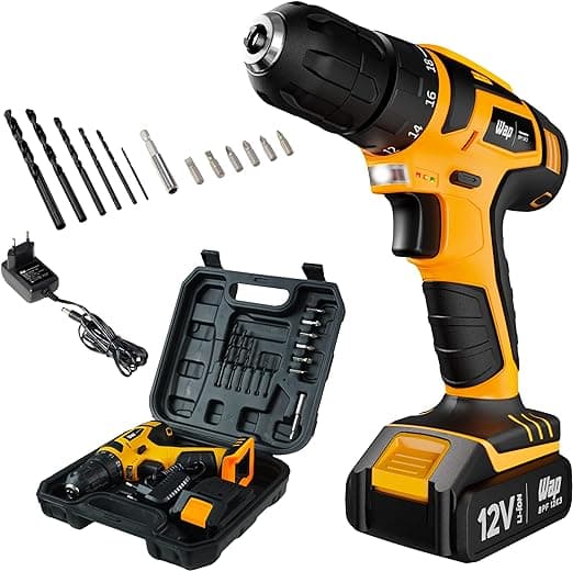 WAP 12V BPF-12K3: kit com 13 acessórios e maleta por R$129,99 na Amazon