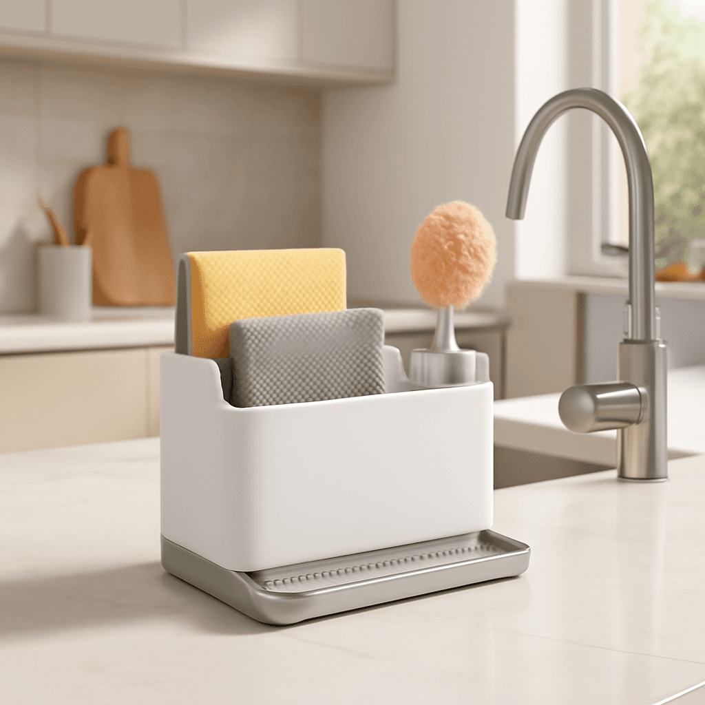 produto compacto que facilita a organização e limpeza prática da cozinha
