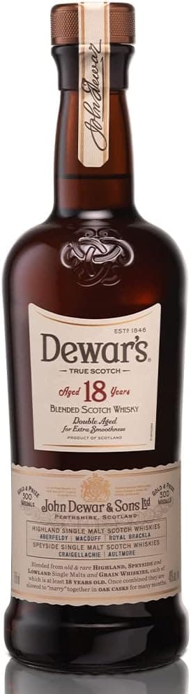 Dewar’s 18 anos, 750ml: R$781,09 na Amazon com entrega grátis