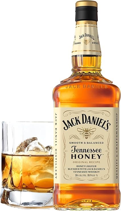 Jack Daniel’s Honey 1L por R$148,49 na Amazon — entrega após o Natal