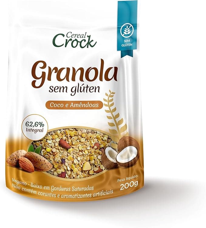 Granola Coco e Amêndoas sem glúten 200 g: R$6,48 na Amazon