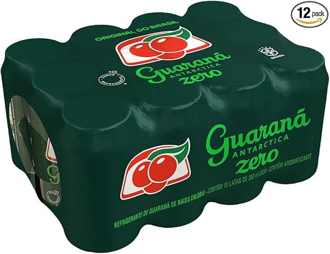 Guaraná Antarctica Zero – Pack 12x350ml por R$32,31 com frete grátis