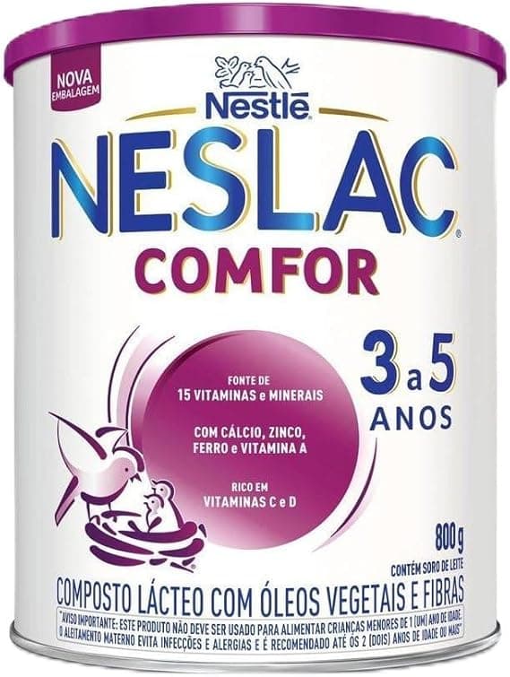 Neslac Comfor 800g sai por R$56,54 na Amazon com 9% de desconto