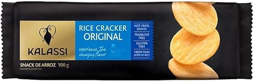 Kalassi Biscoito de Arroz Cracker 100g: R$14,39 com 17% desconto