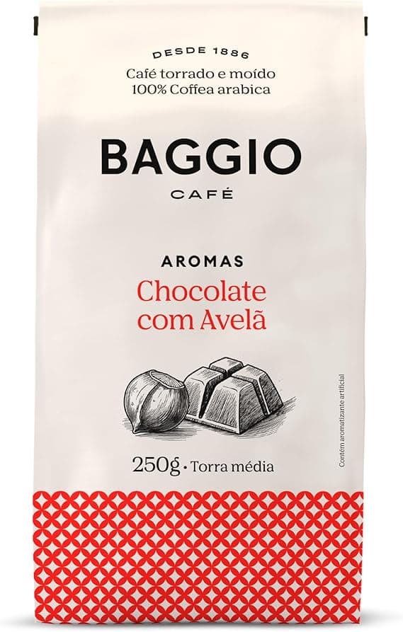 Baggio Café 250g Aroma de Chocolate com Avelã — R$36,90 na Amazon