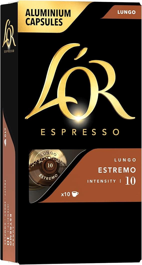 L’OR Estremo Cápsulas: 10 unid. (52 g) — espresso intenso Nespresso