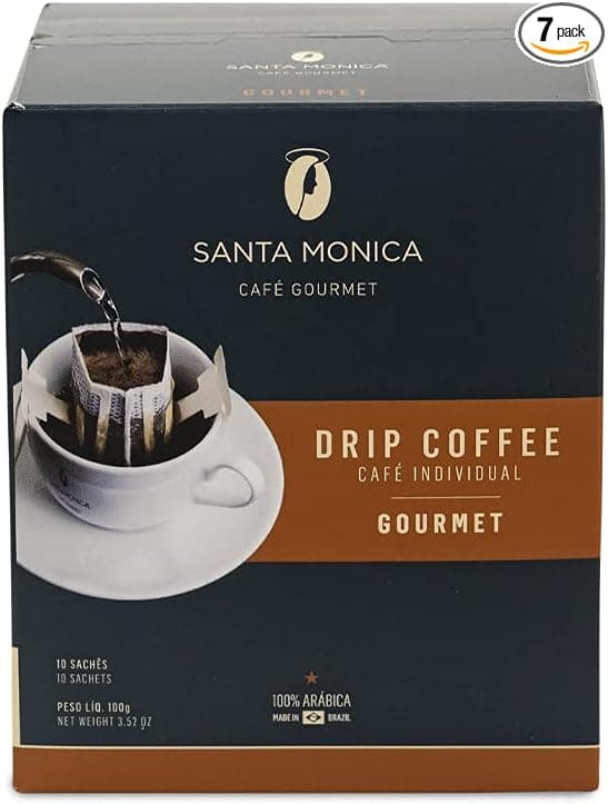 Café Santa Mônica Drip Coffee Gourmet: 10 sachês por R$27,31
