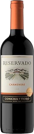 Carmenere Reservado 750ml da Concha y Toro: vinho chileno por R$39,90