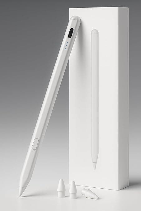 Caneta Stylus com Palm Rejection para iPad, recarregável a R$29,99