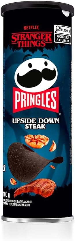 Pringles Stranger Things Steak 100g por R$12,99 na Amazon Frete mínimo