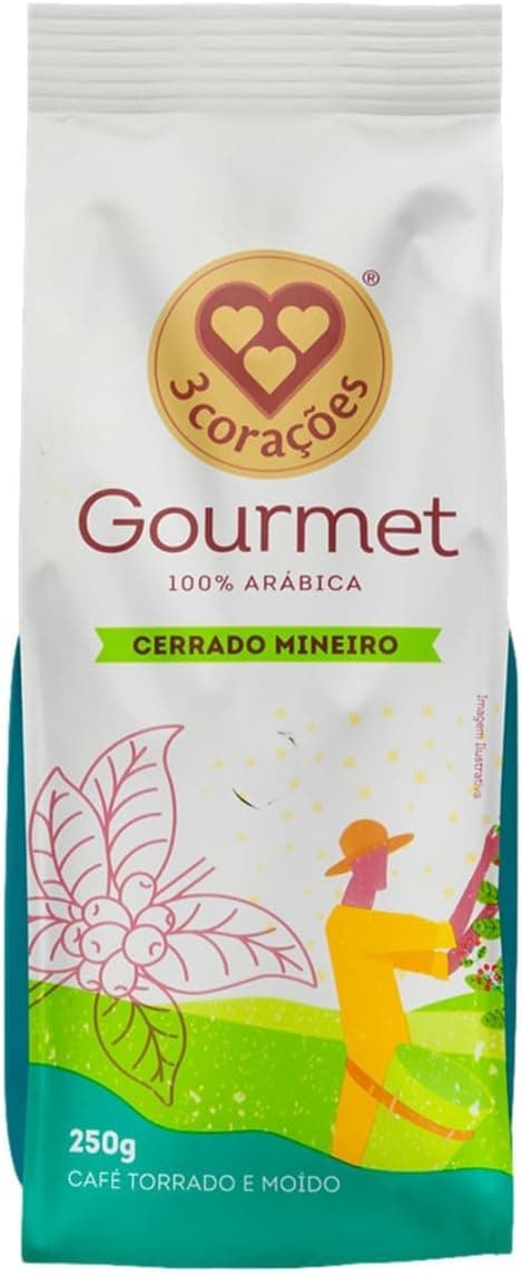 3 Corações Cerrado Mineiro: 250 g a R$34,49 na Amazon com frete grátis