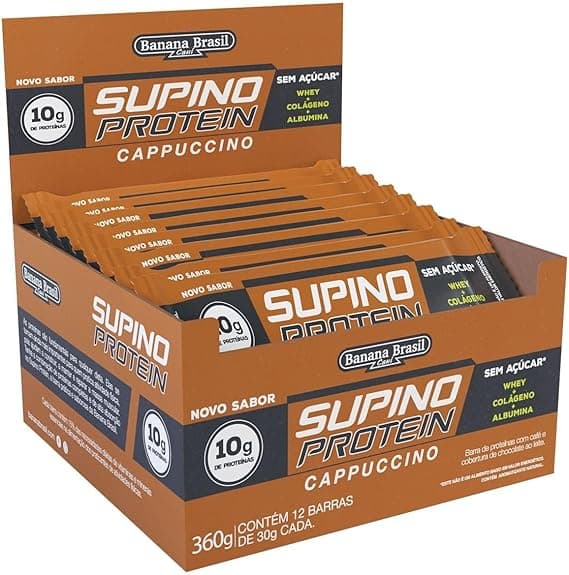 Barra Cappuccino Banana Brasil: 12x30g por R$47,81 com frete na Amazon