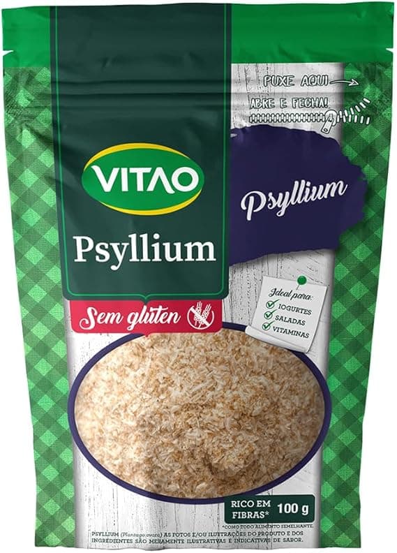 Psyllium Vitao Sem Glúten 100 g na Amazon: R$21,11 com 29% de desconto