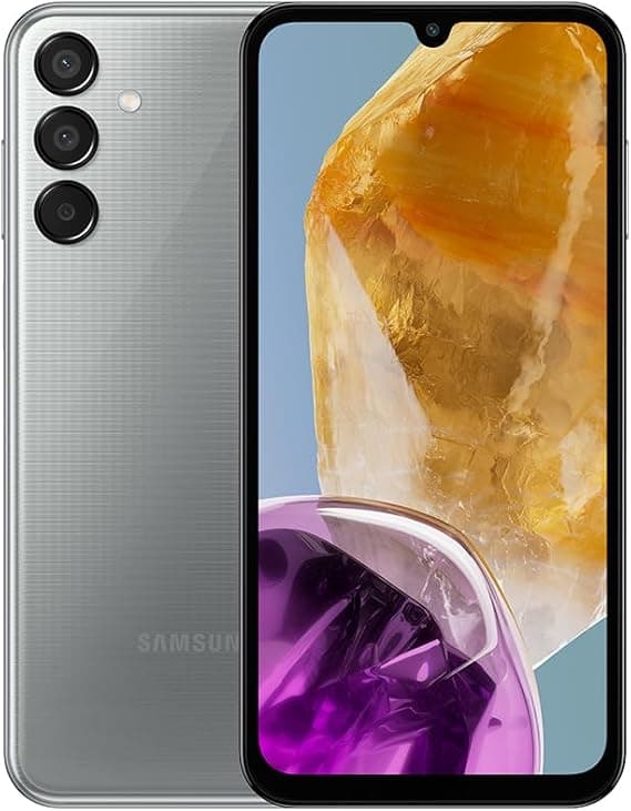 Galaxy M15 5G por R$719,10: tela 6,5 AMOLED, 6.000 mAh e 50 MP