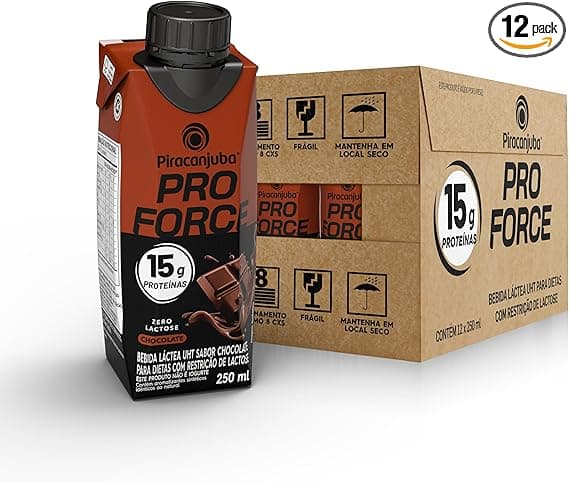 ProForce Zero Lactose Chocolate: 12×250 ml – R$95,88 entrega grátis