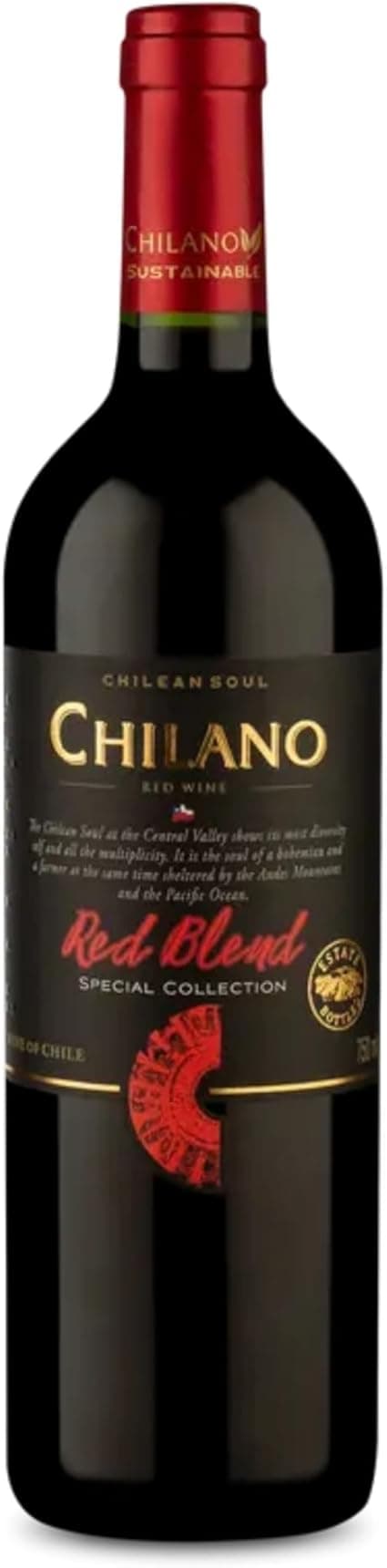 Chilano Red Blend 750 ml a R$39,91 na Amazon com frete grátis