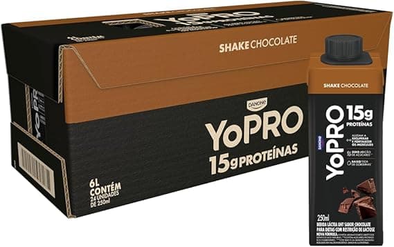 Pack YoPRO Chocolate 24x Bebida Láctea UHT 15g/250ml com desconto