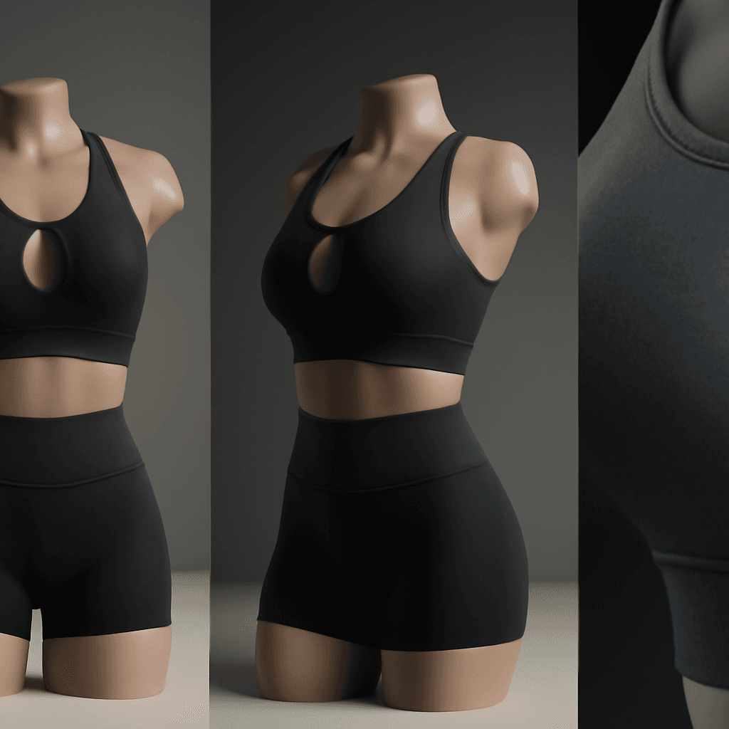 Conjunto fitness que oferece conforto estilo e suporte para treinos e uso casual