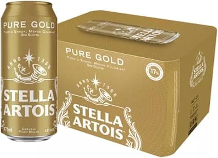 Stella Artois Pure Gold Sem Glúten: Pack 12x473ml por R$73,24