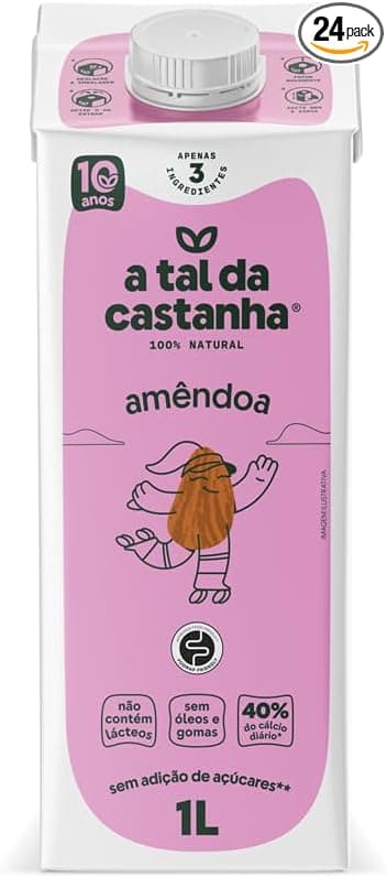 Bebida Amêndoa 1L A Tal Da Castanha – R$21,90 ou R$19,71/L (10%)