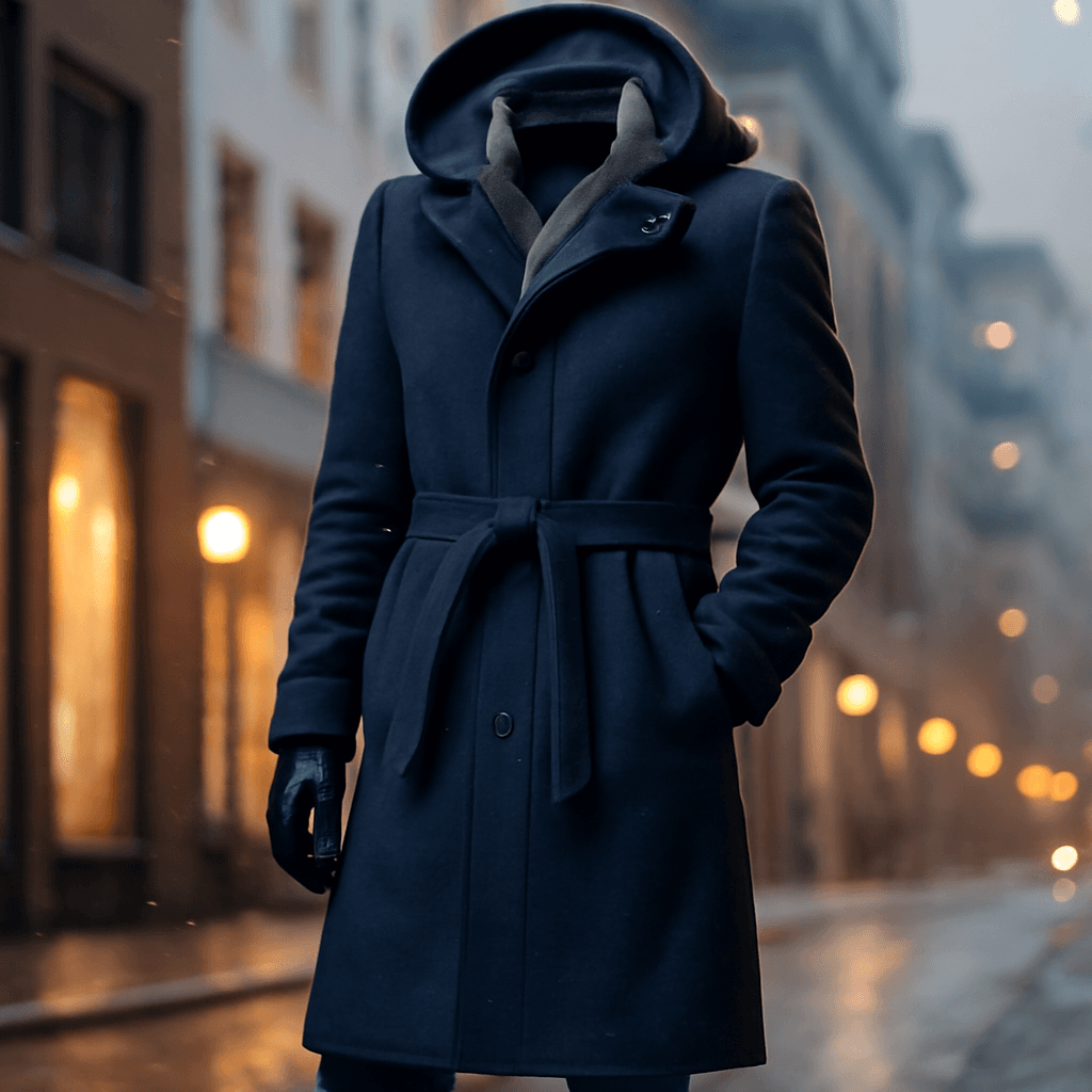 Sobretudo premium que mantém o corpo aquecido com estilo e conforto no inverno