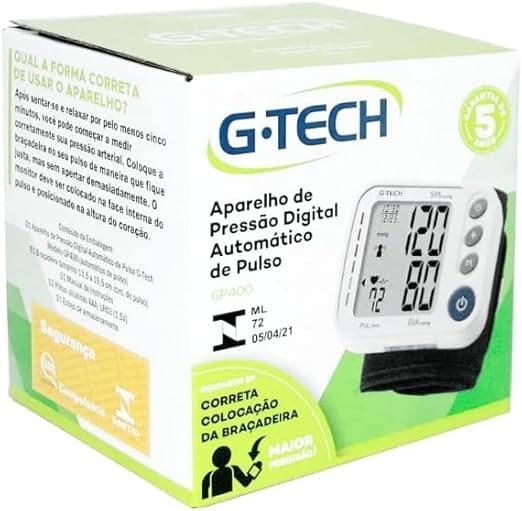 GP400: monitor de pulso com 240 leituras por R$66,40